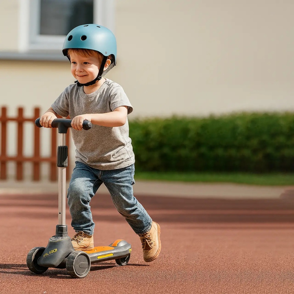 Дитина на самокаті