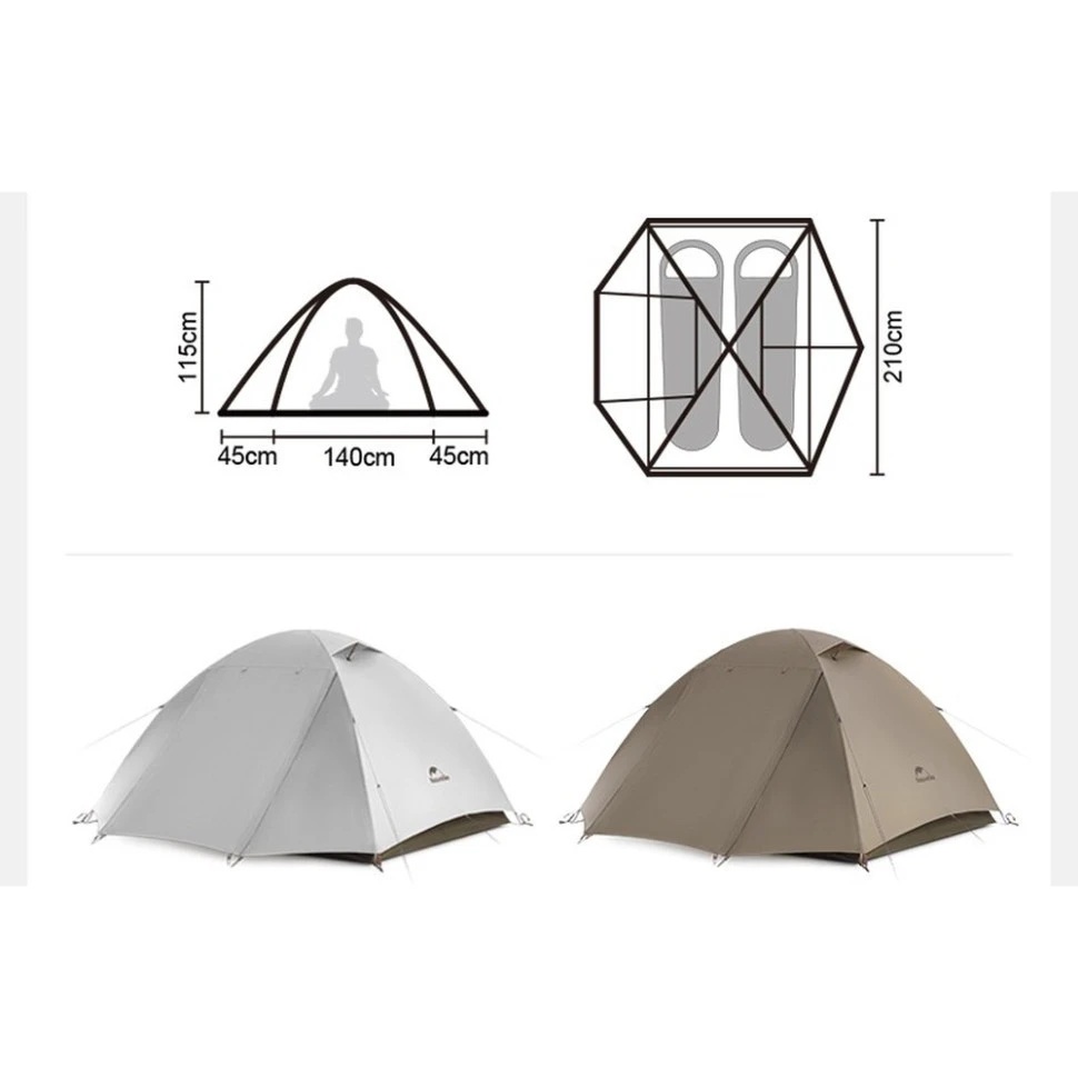 Розміри намету